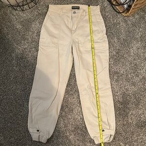Express Women's Beige Cargo Pants